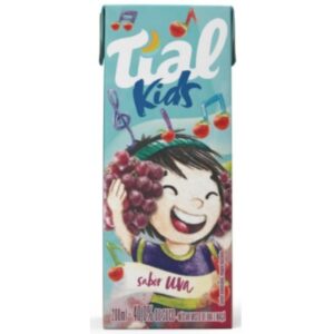 Suco Pronto Néctar Uva Tial Kids Tetra Pak 200Ml Caixa c/ 24 Unid.
