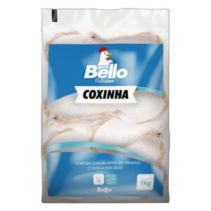Coxinha Da Asa De Frango Congelada (Drumette) Bello Pacote 1Kg
