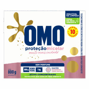 Lava Roupas em Pó Omo Proteção Micelar  800g