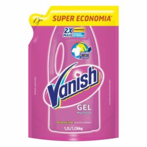 Alvejante Tira Manchas Líquido Vanish Gel Pink refil 1,2 Litro